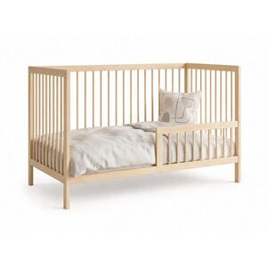 Kids Collective BABYPOSTIEĽKA s polovičnou bočnou zábranou 70x140 cm v prírodnej farbe vyobraziť