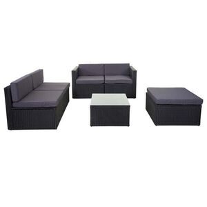MCW POLY-RATTAN SÚPRAVA Antracitová vyobraziť