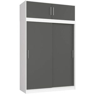 RAUMHIRSCH FURNITURE SKRÍŇ Biela, grafitová šedá 245/150/60 vyobraziť