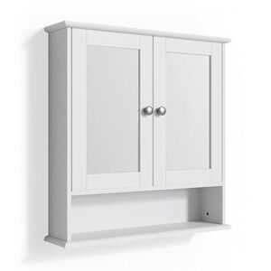 Vicco KÚPEĽŇOVÁ ZRKADLOVÁ SKRINKA Bianco biely 56 x 58 cm vyobraziť