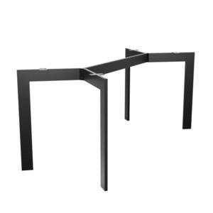 Metalo Pro KOVOVÉ NOHY NA STÔL Barax čierna 130/70/72 cm vyobraziť