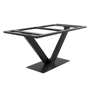 Metalo Pro KOVOVÉ NOHY NA STÔL Thuban čierna 160/80/74 cm vyobraziť