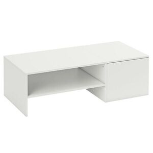 Redom KONFERENČNÝ stolík 110/52/36 cm s nastaviteľnou doskou a úložným priestorom, drevený, Biela vyobraziť