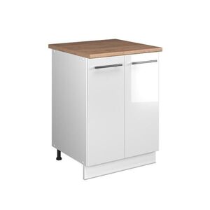 Vicco SPODNÁ SKRINKA POD DREZ Fame-Line, Biely vysoký lesk/biely, 60 cm vyobraziť