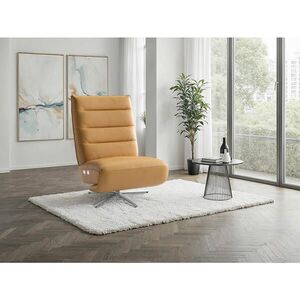 Sit & More RELAXAČNÉ KRESLO, koža, kari žltá vyobraziť