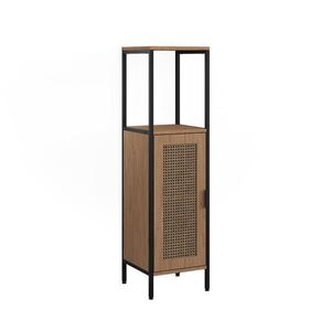 Vicco MIDI SKRINKA Linara, dub/čierna, 30 x 110 cm vyobraziť