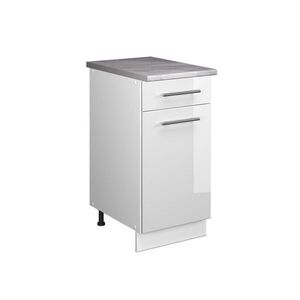 Vicco SPODNÁ SKRINKA PRE DREZ/VARNÚ DOSKU Fame-Line, Biely vysoký lesk/biely, 40 cm, AP Marble vyobraziť