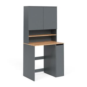 Vicco SKRINKA NA PRÁČKU Viktor, antracitová/Dub Goldkraft, 93.6 x 88.2 cm 2 časti s policou vyobraziť
