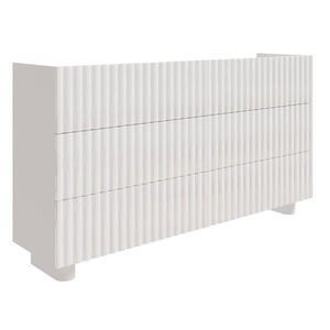 Selsey KOMODA Fiorra biela vysoký lesk, 147 cm vyobraziť
