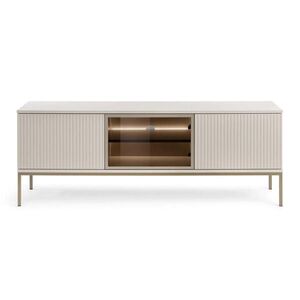 Selsey TV stolík Tosena sivobéžový 154/56/39 cm vyobraziť
