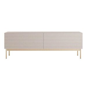 Selsey TV stolík Linearis kašmírovo sivý 139/46/30 cm vyobraziť