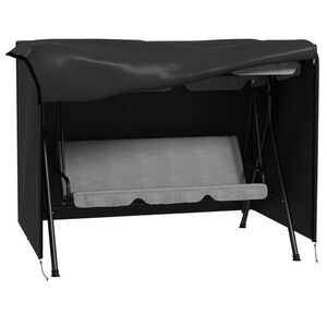 Modfu KRYT na záhradnú hojdačku z polyesteru 205x124x164 cm čierny s vodeodolnou a UV ochranou, so zipsom a ukotvením vyobraziť