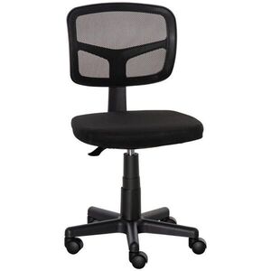 SHOPENTRA OTOČNÉ stoličky, ergonomické, priestorovo úsporné, výškovo nastaviteľné, čierne vyobraziť