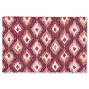 OnlyWow KOBERCE - Diamantové tvary - Ružová - Vzor - Textúra - 180x120 cm vyobraziť