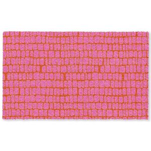 OnlyWow KOBERCE - Organic - Mriežka - Ružová - 150x90 cm vyobraziť