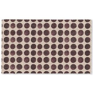 OnlyWow KOBERCE - Bodky - Vzor - Hnedý - 150x90 cm vyobraziť