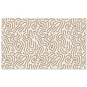 OnlyWow KOBERCE - Minimalistický - Vzor - Terakota - 150x90 cm vyobraziť