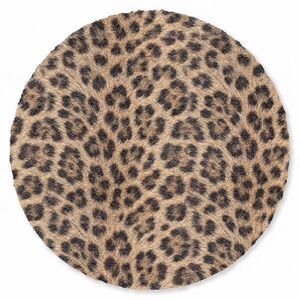 OnlyWow KOBERCE - Leopard - Kabát - Klasický - Hnedý - 90x90 cm vyobraziť