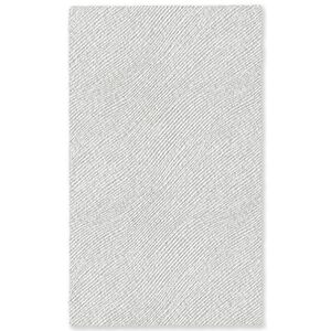OnlyWow KOBERCE - Vlny - rebrovanie - biele - 90x150 cm vyobraziť