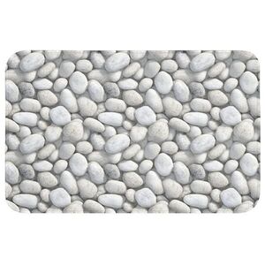 OnlyWow PREDLOŽKA PRED WC Kamene - sivé - oválne 80x50 cm vyobraziť