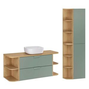 Petits-meubles KÚPEĽŇOVÝ NÁBYTOK 120.4cm Oria 2-dielna súprava Zelená vyobraziť