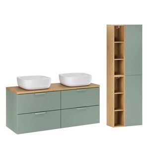 Petits-meubles KÚPEĽŇOVÝ NÁBYTOK 120.6cm Oria 2-dielna súprava Zelená vyobraziť