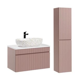 Petits-meubles KÚPEĽŇOVÝ NÁBYTOK 80.4cm Zelie 2-dielna súprava Rose vyobraziť