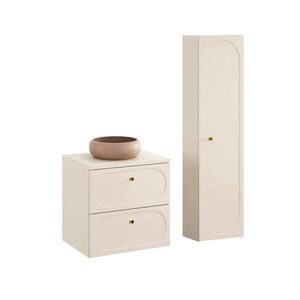 Petits-meubles KÚPEĽŇOVÝ NÁBYTOK 60.6cm Sanae 2-dielna súprava Piesočnato-béžová vyobraziť