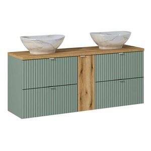 Petits-meubles DVOJITÉ UMÝVADLO 140.4cm Jade Zelená a drevo vyobraziť