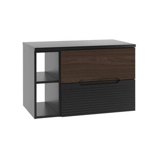 Petits-meubles SPODNÁ UMÝVADLOVÁ SKRINKA 80.6cm Sylla Čierna a drevo vyobraziť