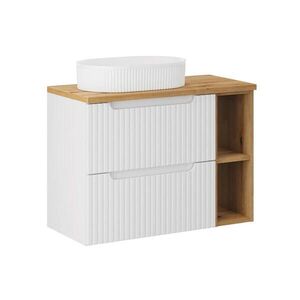 Petits-meubles UMÝVADLO 80.4cm Riva Biela a drevo vyobraziť