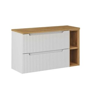 Petits-meubles SPODNÁ UMÝVADLOVÁ SKRINKA 100.4cm Riva Biela a drevo vyobraziť