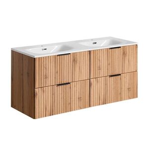 Petits-meubles DVOJITÉ UMÝVADLO 120.4cm Adriel Dubové drevo vyobraziť