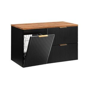 Petits-meubles SPODNÁ UMÝVADLOVÁ SKRINKA 100.8cm Adriel Čierna a drevo vyobraziť