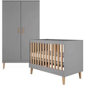 Petits-meubles IZBA PRE BÁBÄTKO 2-dielny Kubi Šedá vyobraziť