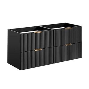 Petits-meubles SPODNÁ UMÝVADLOVÁ SKRINKA 120.4cm Adriel Matná čierna vyobraziť