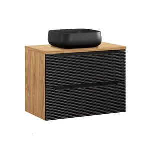 Petits-meubles UMÝVADLO 80cm Elora Čierna a drevo vyobraziť
