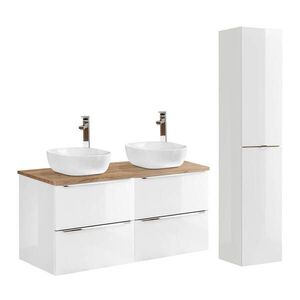 Petits-meubles KÚPEĽŇOVÝ NÁBYTOK 120.4cm April 2-dielna súprava Biela vyobraziť