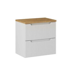 Petits-meubles SPODNÁ UMÝVADLOVÁ SKRINKA 60.4cm Riva Biela a drevo vyobraziť