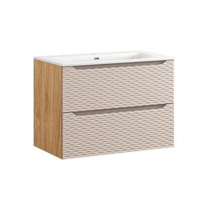 Petits-meubles UMÝVADLO 80cm Elora Béžová a drevo vyobraziť