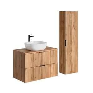 Petits-meubles KÚPEĽŇOVÝ NÁBYTOK 80.6cm Adriel 2-dielna súprava Dubové drevo vyobraziť