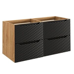 Petits-meubles SPODNÁ UMÝVADLOVÁ SKRINKA 120cm Elora Čierna a drevo vyobraziť