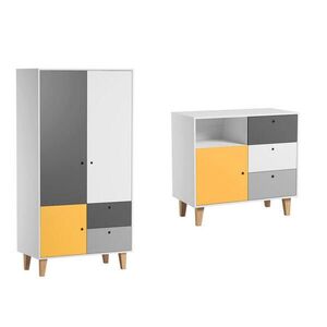 Petits-meubles IZBA PRE BÁBÄTKO 2-dielny Concept žltá vyobraziť