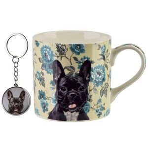 Mondex HRNČEK Noya 380 ml 9x13x9 cm porcelán Buldog francúzsky vyobraziť