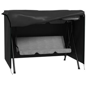 OKWISH OCHRANNÝ obal na záhradnú hojdačku 205/124/164 cm čierny vodoodpudivý a UV odolný z polyesteru vyobraziť