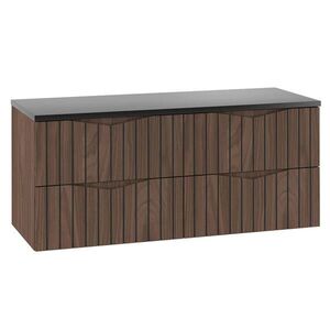 Petits-meubles SPODNÁ UMÝVADLOVÁ SKRINKA 120.6cm Siena Drevo a čierna farba vyobraziť