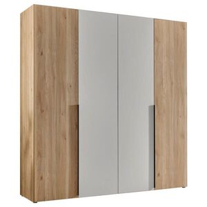 Carryhome ŠATNÍKOVÁ SKRIŇA, biela, farba duba, 200/210/53 cm vyobraziť