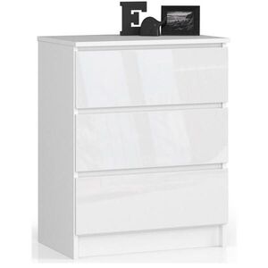 RAUMHIRSCH FURNITURE KOMODA Biela, lesklá biela 77/60/40 vyobraziť