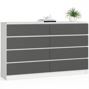 RAUMHIRSCH FURNITURE KOMODA Biela, grafitovo šedá 99/160/40 vyobraziť