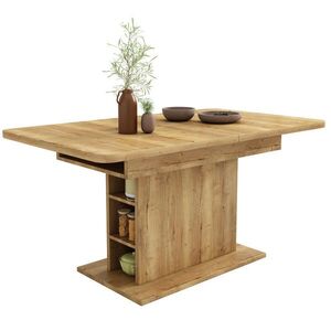 Redom JEDÁLENSKÝ stôl 110/130/70/75 cm rozkladací s úložným priestorom, Prírodná vyobraziť